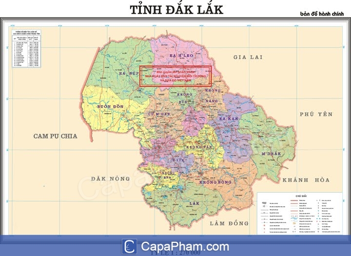 Danh sách các huyện của Đắk Lắk