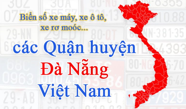 Biển số xe của các quận huyện Đà Nẵng